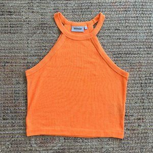 Weekday Neon Halter Tank Size S